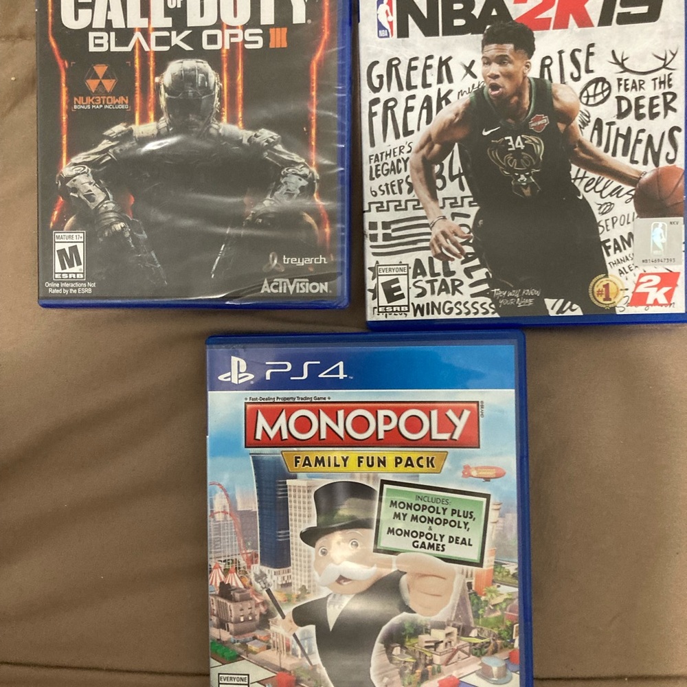 XBOX ONE, PS4 & PS3 Video Games.